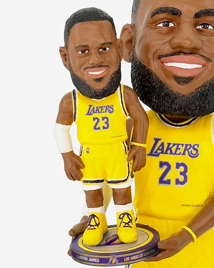 LeBron James Los Angeles Lakers Bobble Dubblz Bobblehead FOCO
