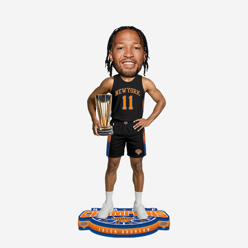 Jalen Brunson New York Knicks NBA Cup Champions Bobblehead