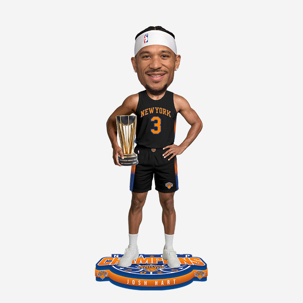 Josh Hart New York Knicks NBA Cup Champions Bobblehead
