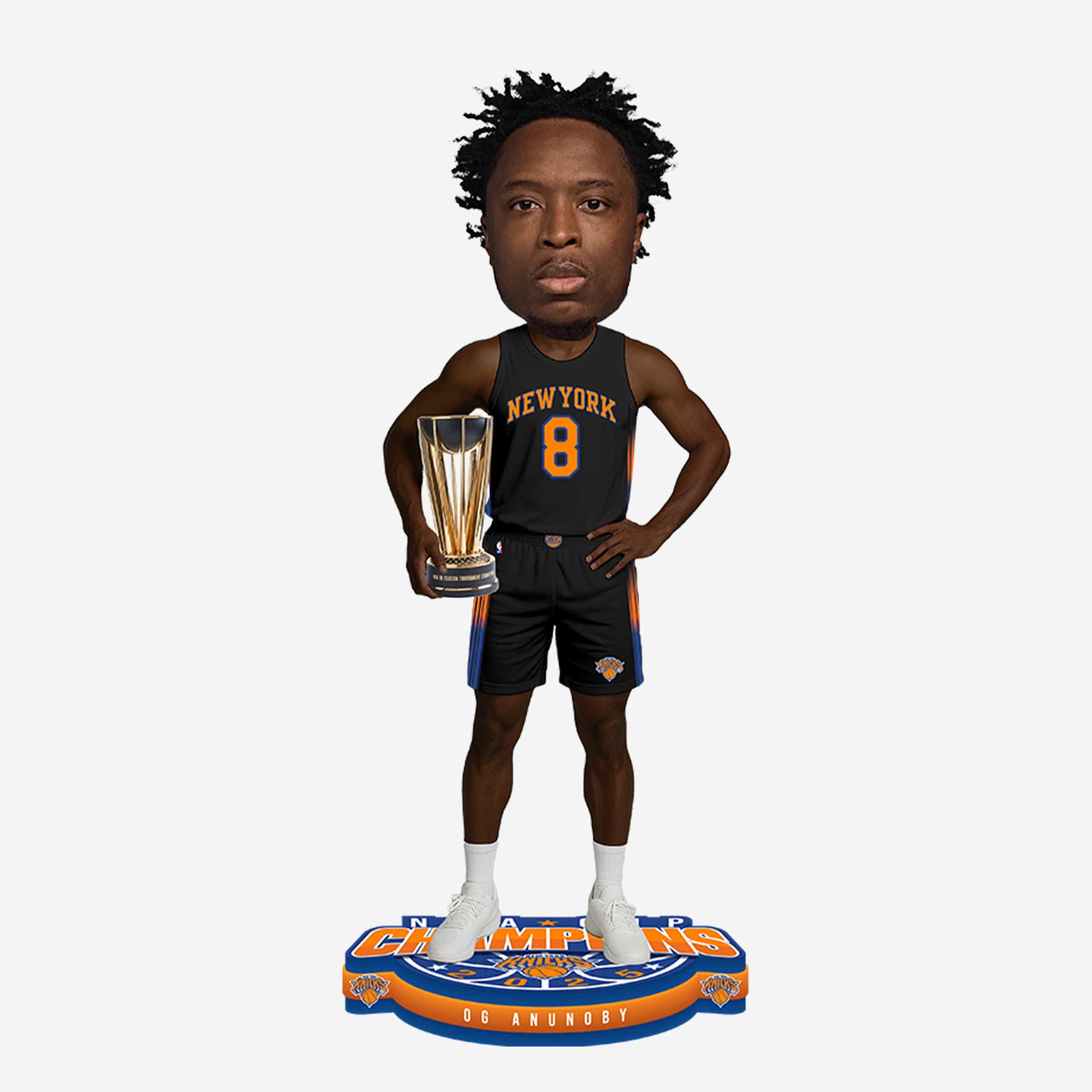 OG Anunoby New York Knicks NBA Cup Champions Bobblehead FOCO