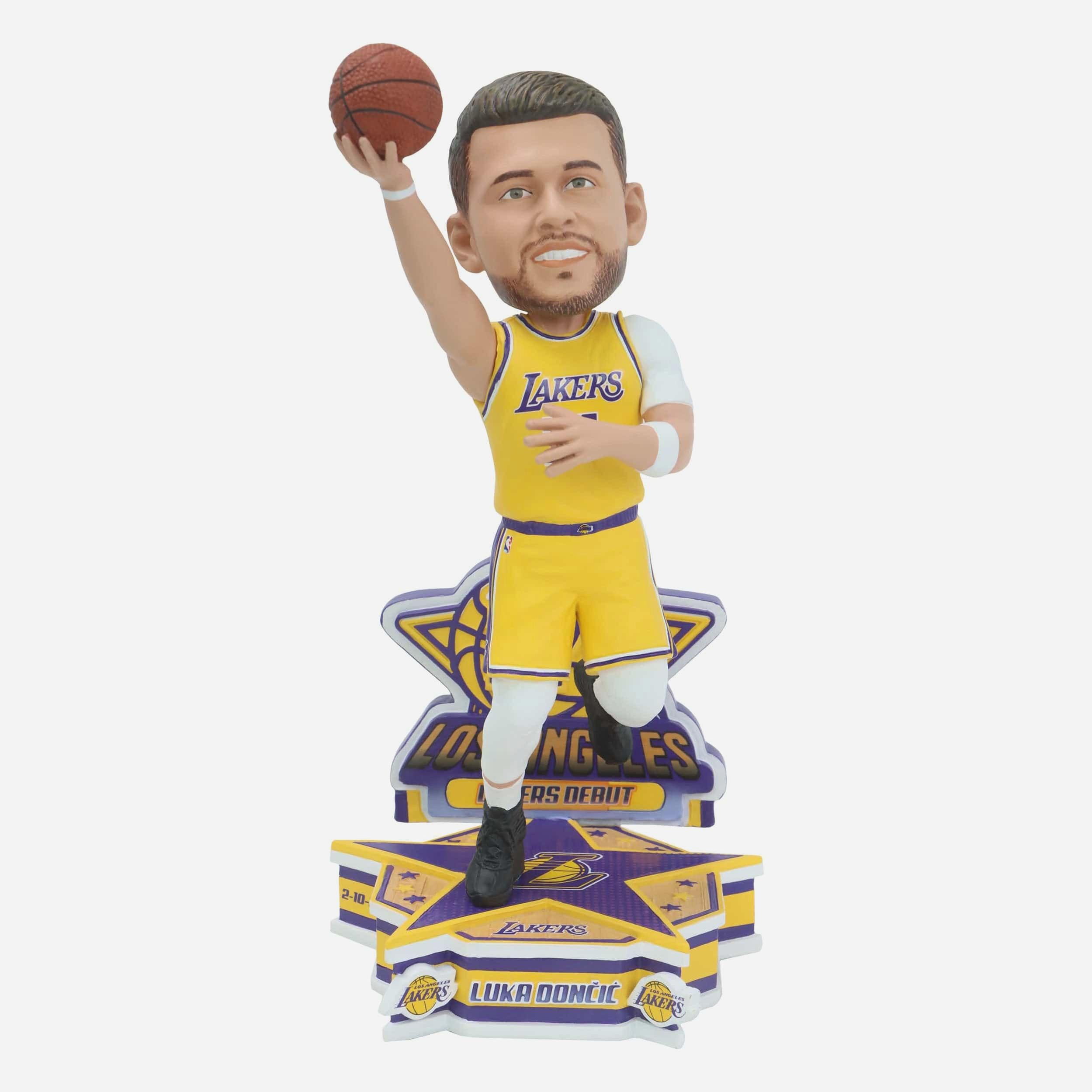 Luka Doncic ボブルヘッド フィギュア Luka Doncic Los Angeles Lakers Debut Bobblehead FOCO
