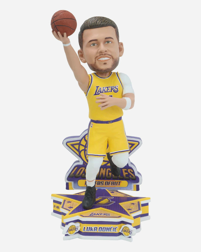 Luka Doncic Los Angeles Lakers Debut Bobblehead FOCO - FOCO.com
