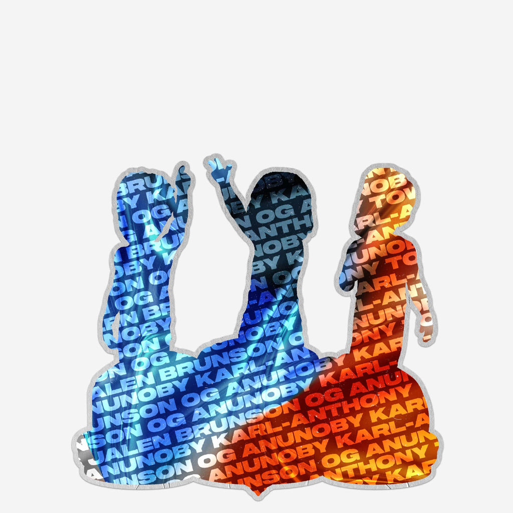 New York Knicks Eastern Conference Bound Triple Bobblehead FOCO - FOCO.com