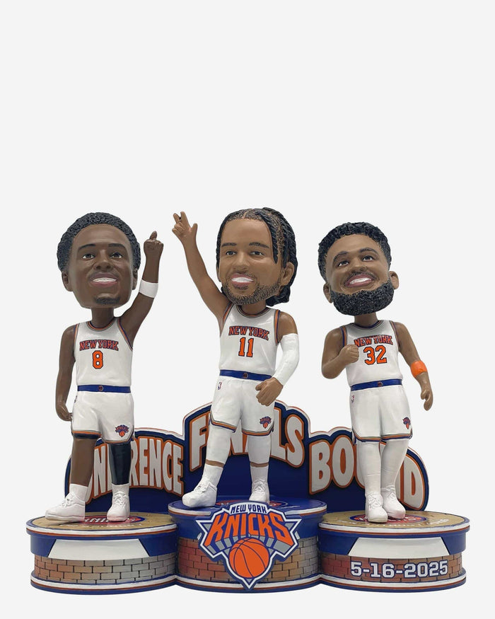 New York Knicks Eastern Conference Bound Triple Bobblehead FOCO - FOCO.com
