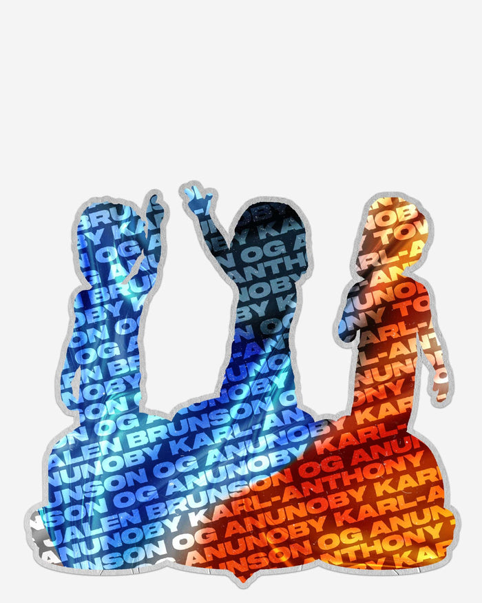 New York Knicks Eastern Conference Bound Triple Bobblehead FOCO - FOCO.com