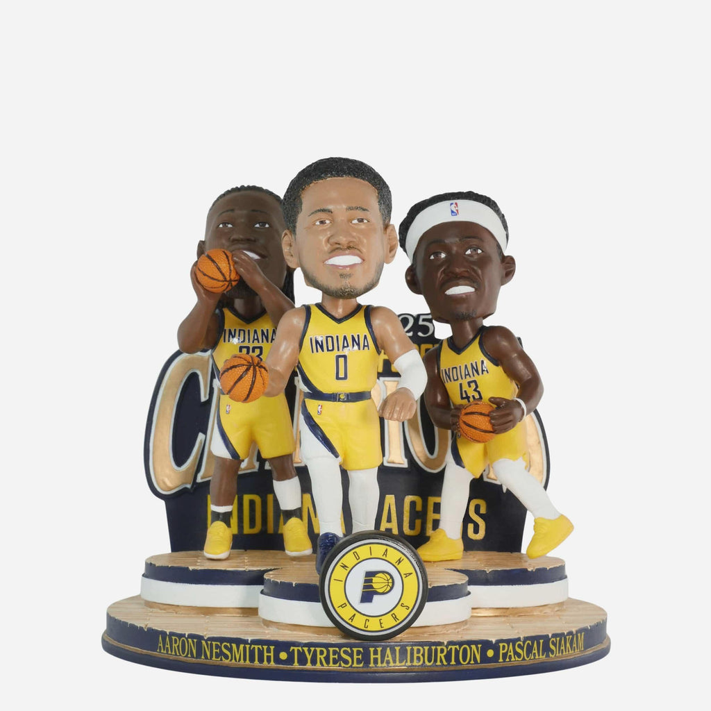 Indiana Pacers 2025 Eastern Conference Champions Mini Bobblehead Scene FOCO - FOCO.com