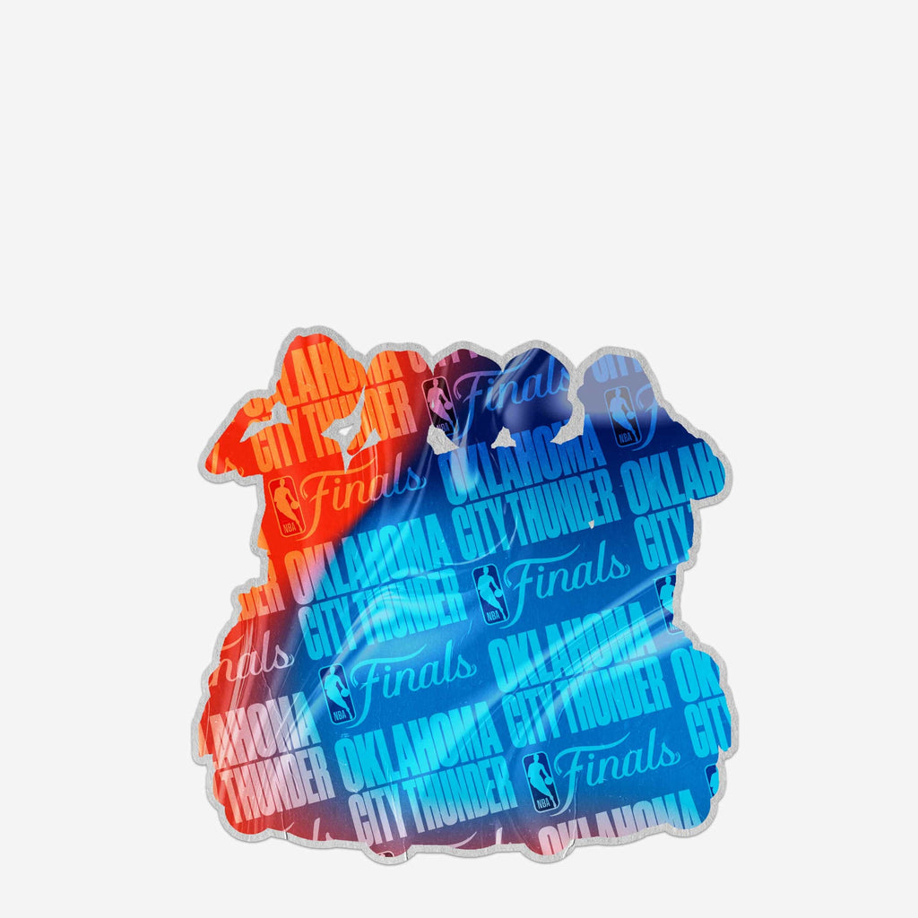 Oklahoma City Thunder 2025 NBA Champions Mini Bobblehead Scene FOCO - FOCO.com