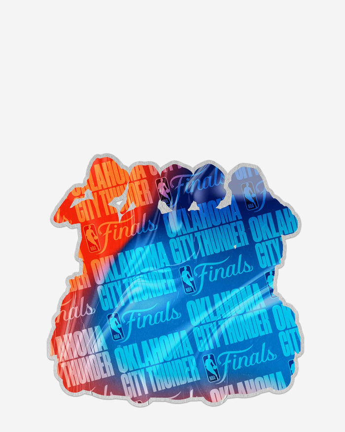 Oklahoma City Thunder 2025 NBA Champions Mini Bobblehead Scene FOCO - FOCO.com