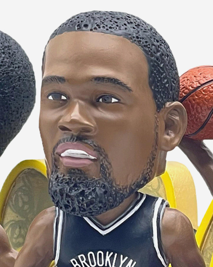Kevin Durant Oklahoma City Thunder & Golden State Warriors & Brooklyn Nets & Phoenix Suns 30,000 Points Milestone Mini Bobblehead Scene FOCO - FOCO.com