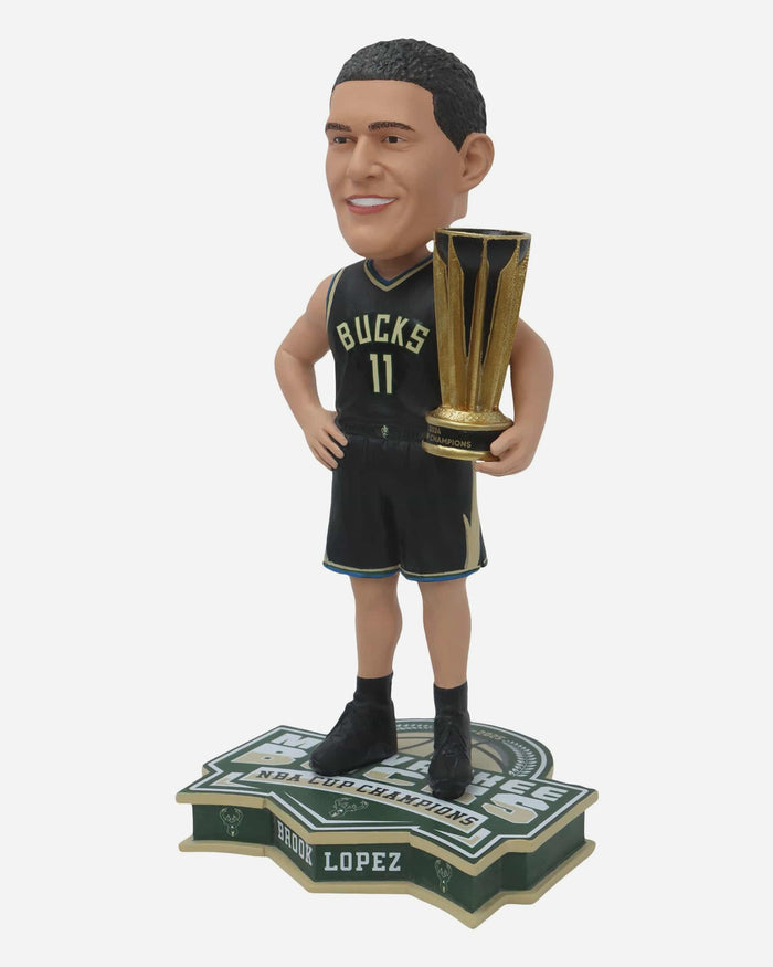Brook Lopez Milwaukee Bucks 2024 NBA Cup Champions Bobblehead FOCO - FOCO.com