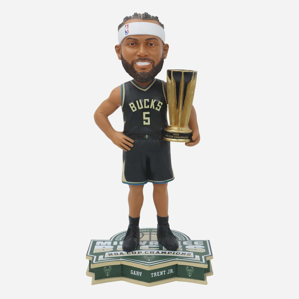 Gary Trent Jr Milwaukee Bucks 2024 NBA Cup Champions Bobblehead FOCO - FOCO.com