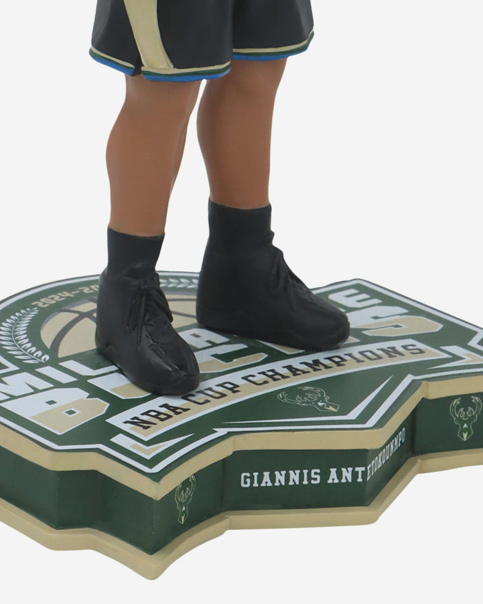 Giannis Antetokounmpo Milwaukee Bucks 2024 NBA Cup Champions MVP Bobblehead FOCO - FOCO.com