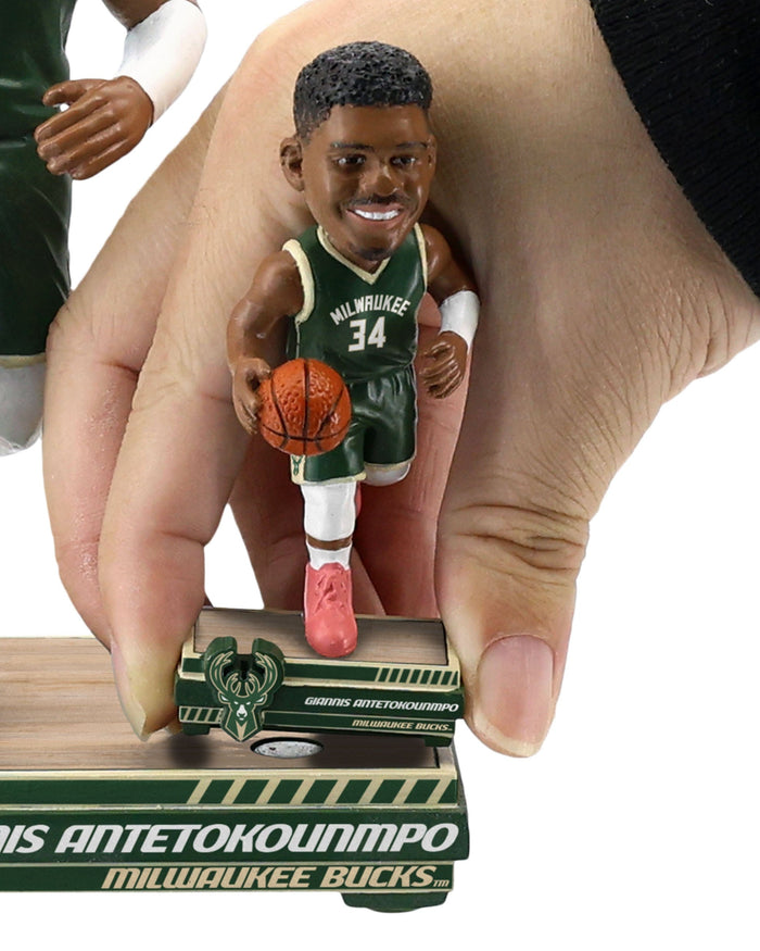 Giannis Antetokounmpo Milwaukee Bucks Magnetized Bobble Dubblz Bobblehead FOCO - FOCO.com