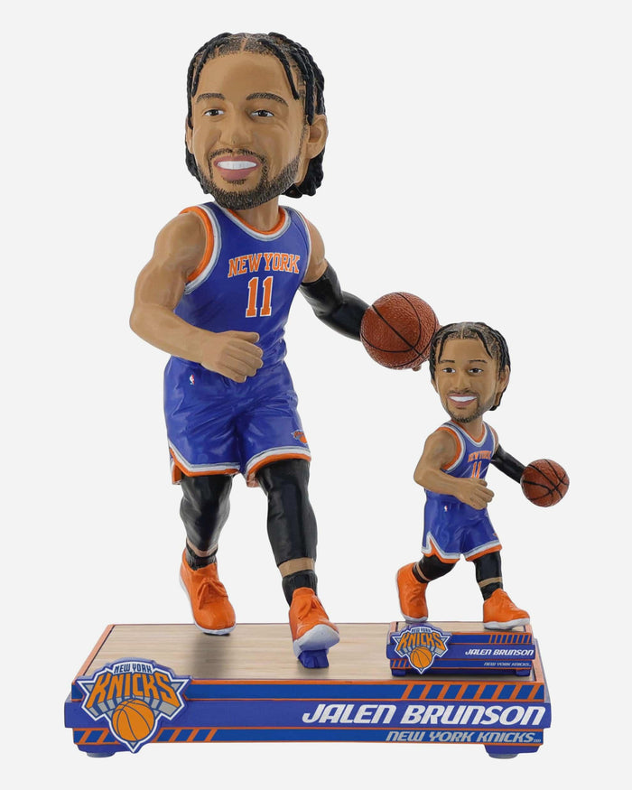Jalen Brunson New York Knicks Magnetized Bobble Dubblz Bobblehead FOCO - FOCO.com