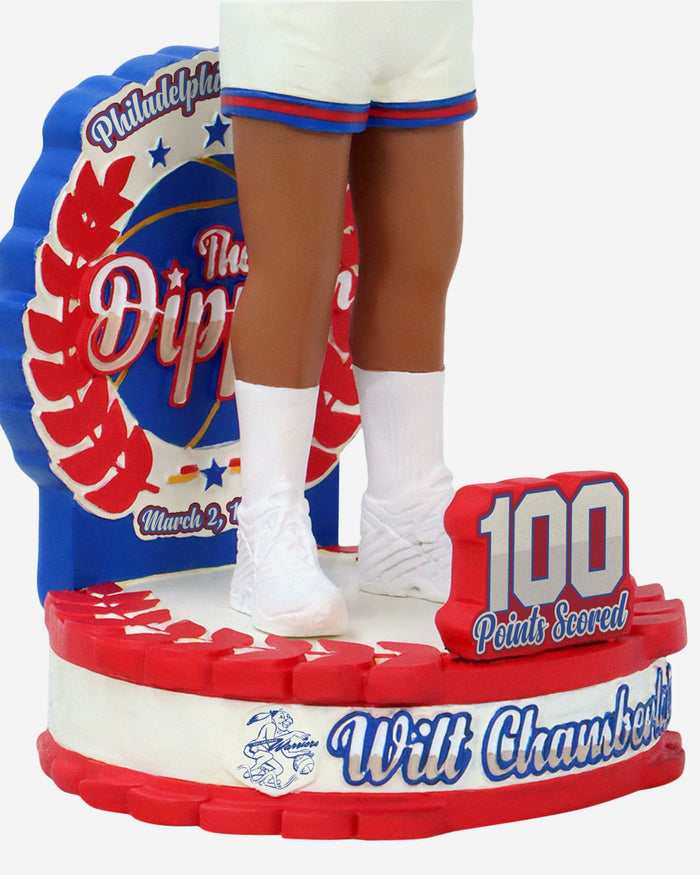 Wilt Chamberlain Philadelphia Warriors 100 Point Game Bobblehead FOCO - FOCO.com