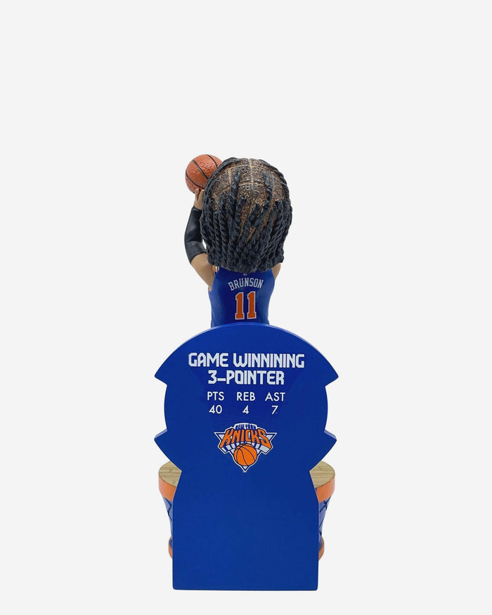 Jalen Brunson New York Knicks 2025 Playoffs First Round Clinch Moment Mini Bobblehead FOCO - FOCO.com