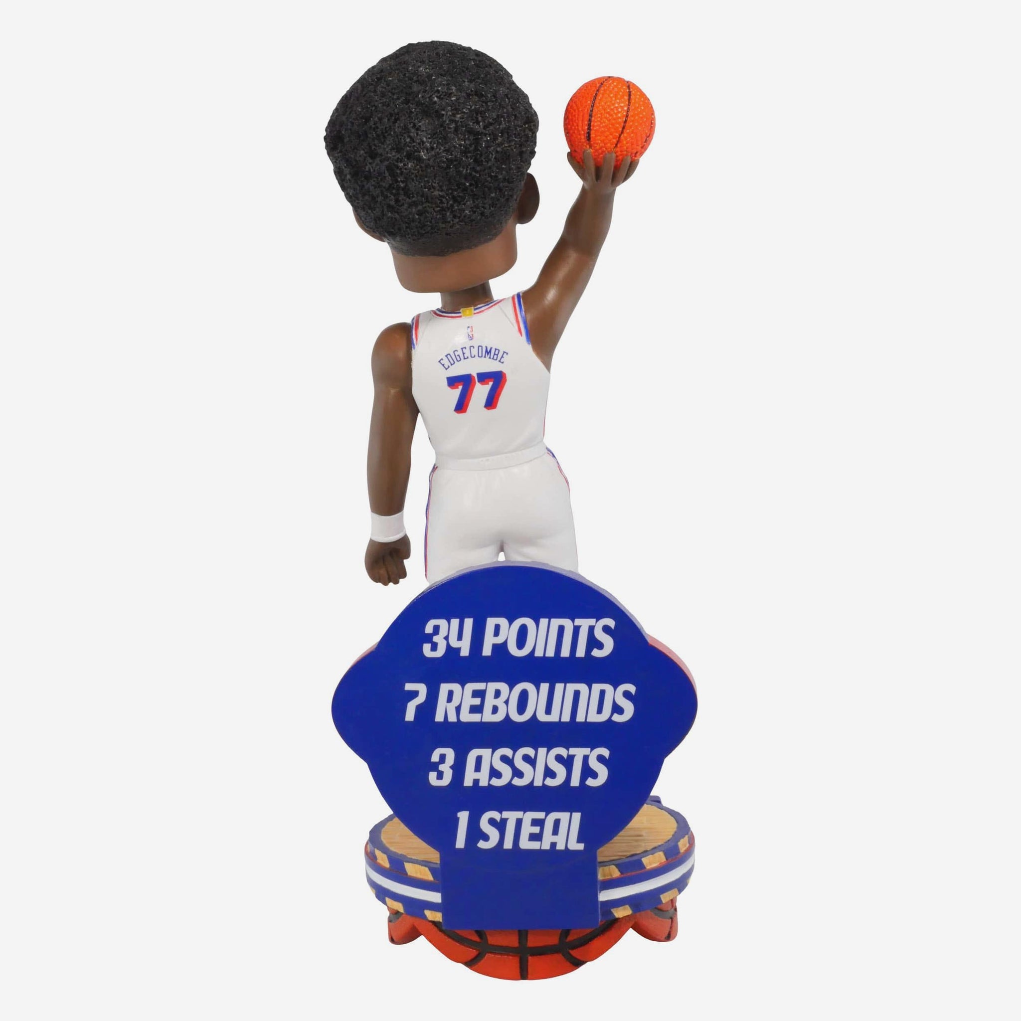 VJ Edgecombe Philadelphia 76ers NBA Debut Bobblehead FOCO