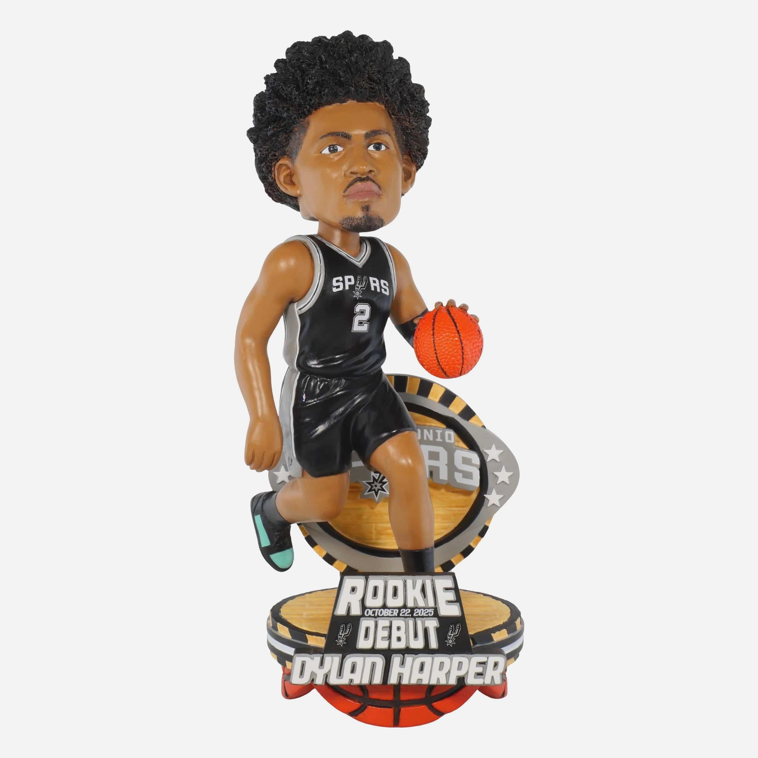 Dylan Harper San Antonio Spurs NBA Debut Bobblehead FOCO