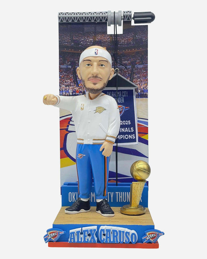 Alex Caruso Oklahoma City Thunder Raising the Banner Bobblehead FOCO - FOCO.com