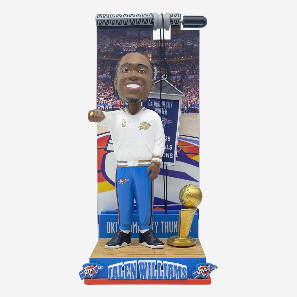 Jalen Williams Oklahoma City Thunder Raising the Banner Bobblehead FOCO - FOCO.com