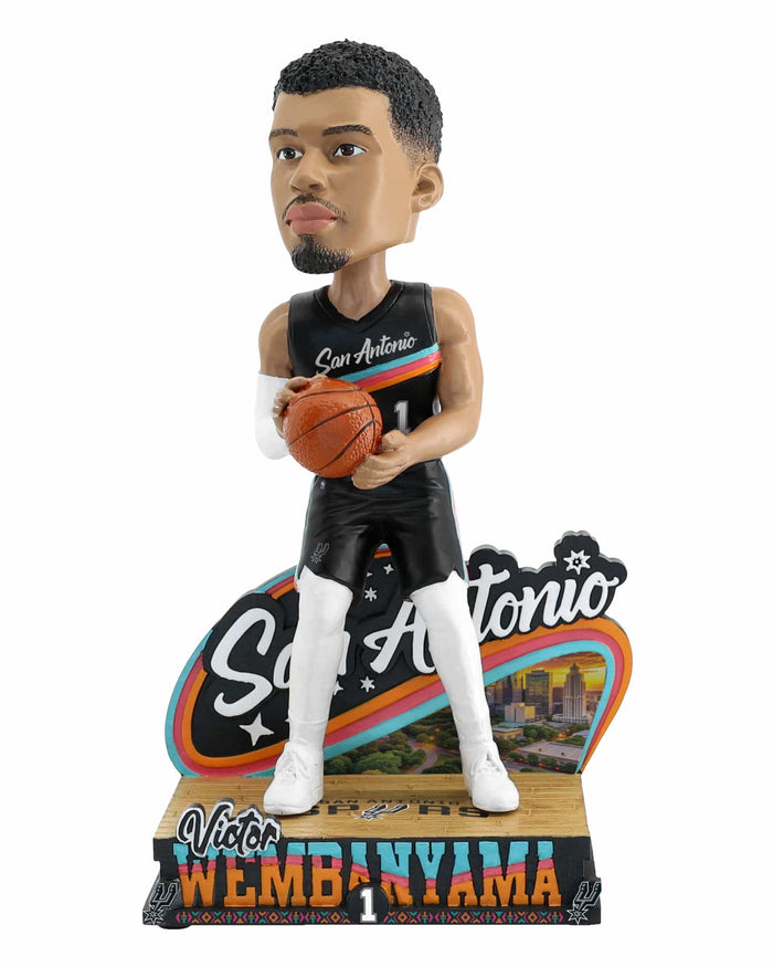 Victor Wembanyama San Antonio Spurs 2026 City Jersey Bobblehead FOCO - FOCO.com