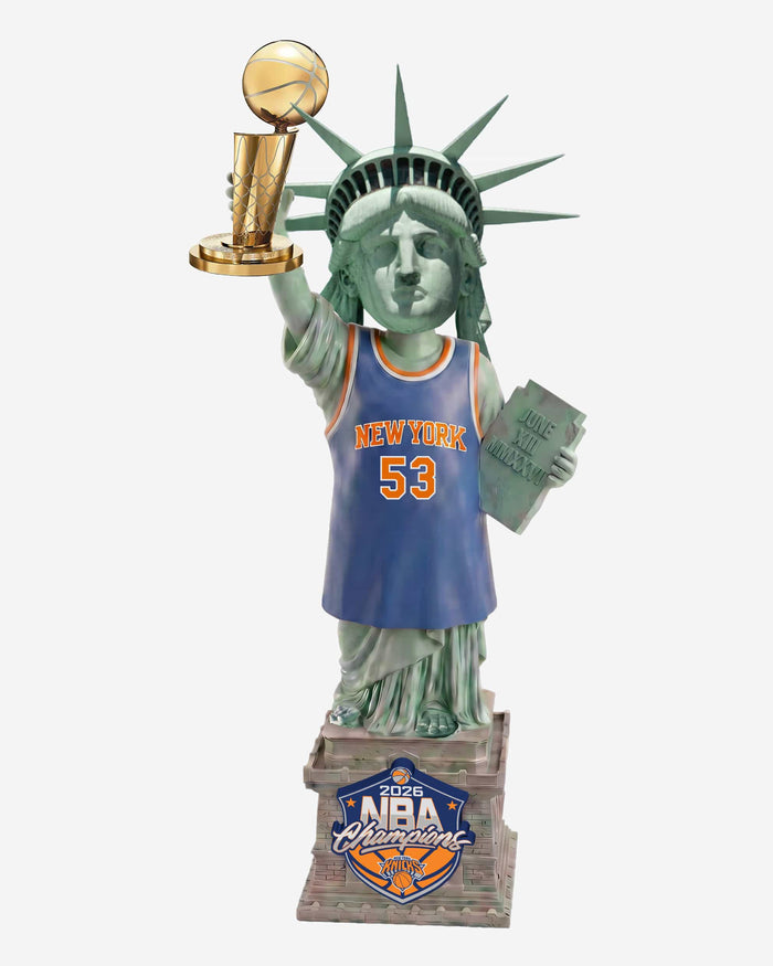 New York Knicks 2026 NBA Champions Statue of Liberty Bobblehead