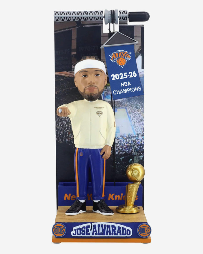 Jose Alvarado New York Knicks Raising the Banner Bobblehead FOCO - FOCO.com