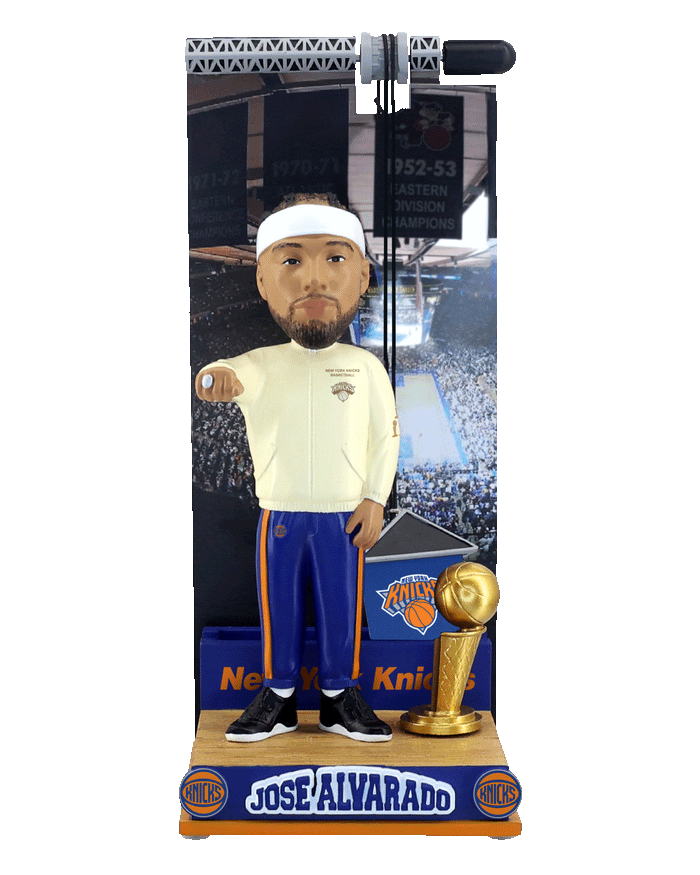 Jose Alvarado New York Knicks Raising the Banner Bobblehead FOCO - FOCO.com