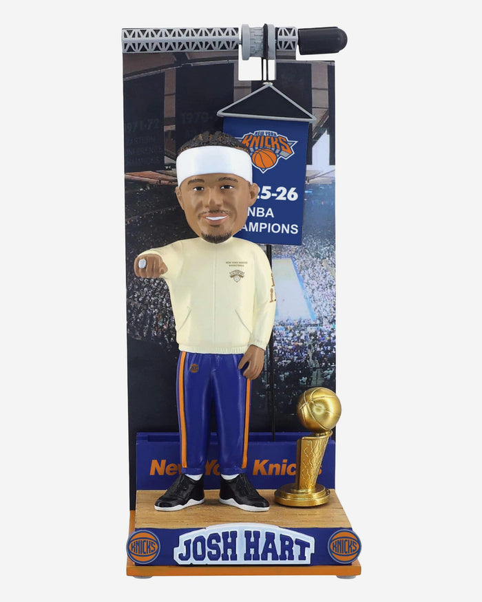 Josh Hart New York Knicks Raising the Banner Bobblehead FOCO - FOCO.com