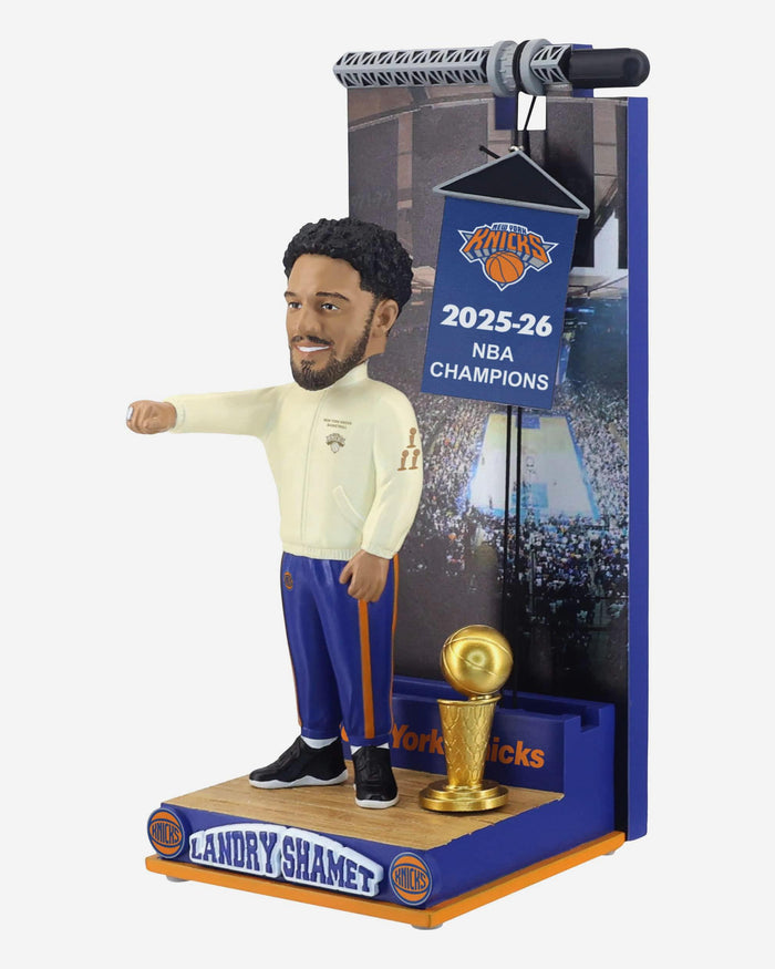 Landry Shamet New York Knicks Raising the Banner Bobblehead FOCO - FOCO.com