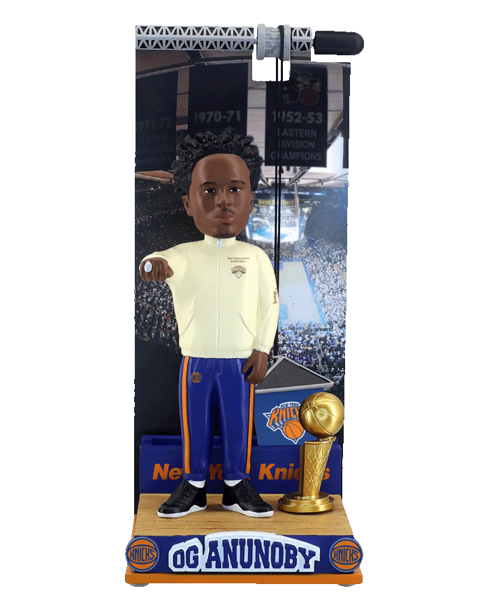 OG Anunoby New York Knicks Raising the Banner Bobblehead FOCO - FOCO.com