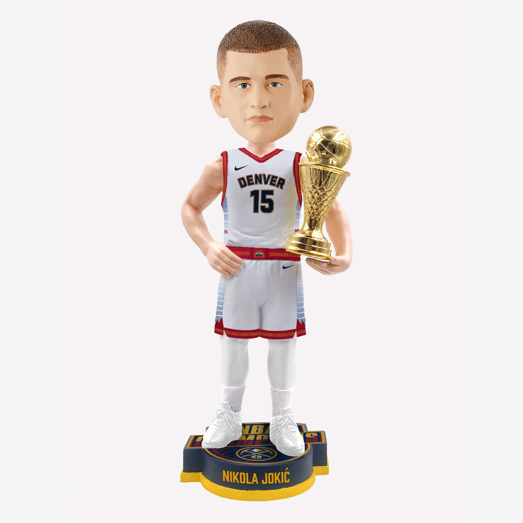 Nikola Jokic Denver Nuggets 2023 NBA Champions City Edition Uniform MVP Bobblehead FOCO - FOCO.com