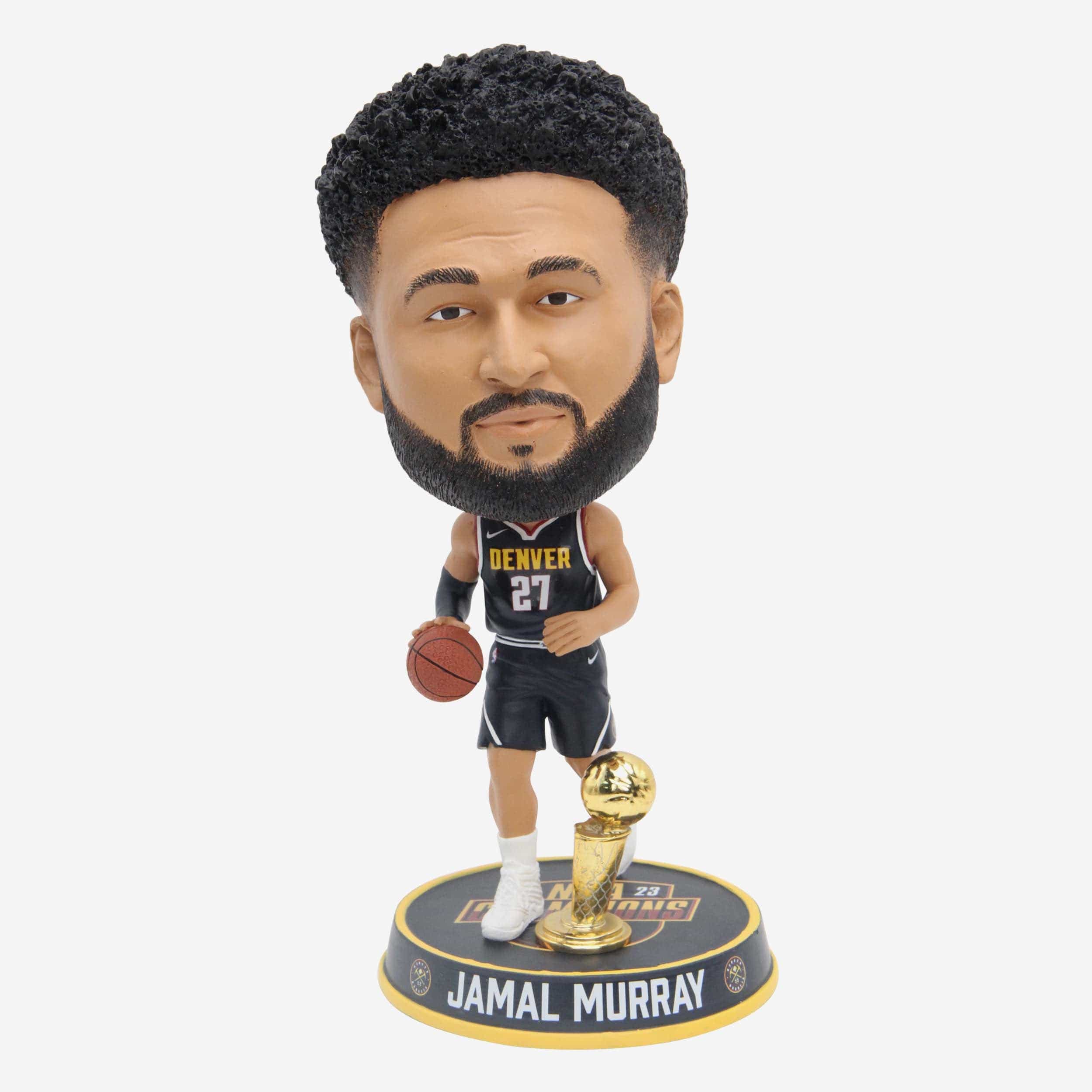 Jamal Murray Denver Nuggets 2023 NBA Champions Bighead Bobblehead FOCO