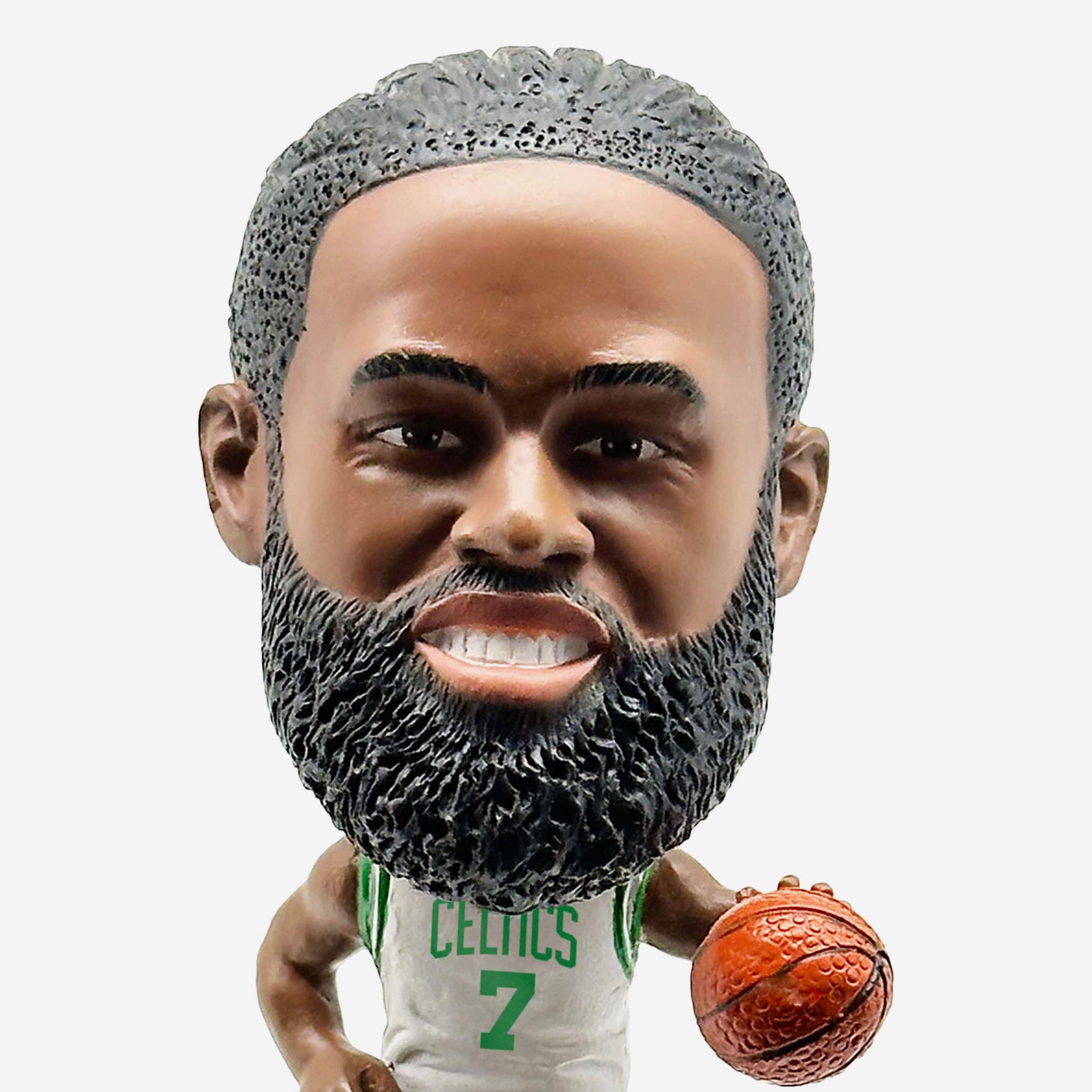 Jaylen Brown Boston Celtics Court Stripe Mini Bighead Bobblehead FOCO