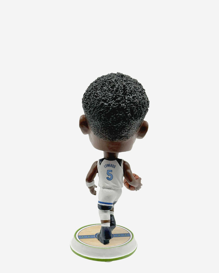 Anthony Edwards Minnesota Timberwolves Court Stripe Mini Bighead Bobblehead FOCO - FOCO.com