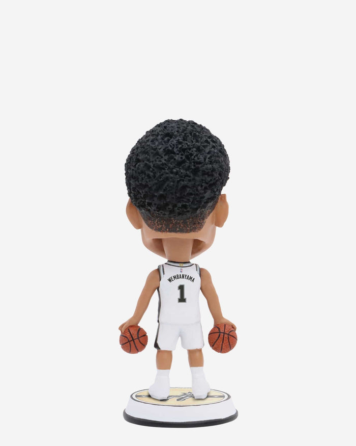 Victor Wembanyama San Antonio Spurs Court Stripe Mini Bighead Bobblehead FOCO - FOCO.com
