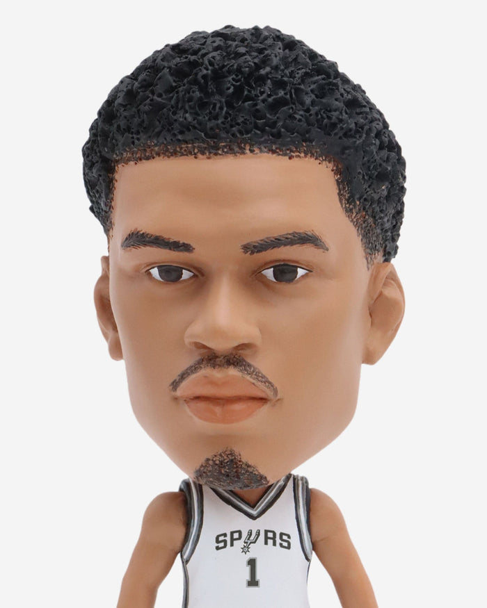Victor Wembanyama San Antonio Spurs Court Stripe Mini Bighead Bobblehead FOCO - FOCO.com