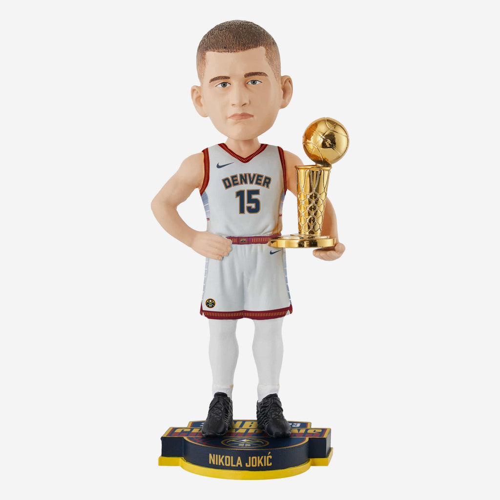 Nikola Jokic Denver Nuggets 2023 NBA Champions City Edition Jersey Bobblehead FOCO - FOCO.com
