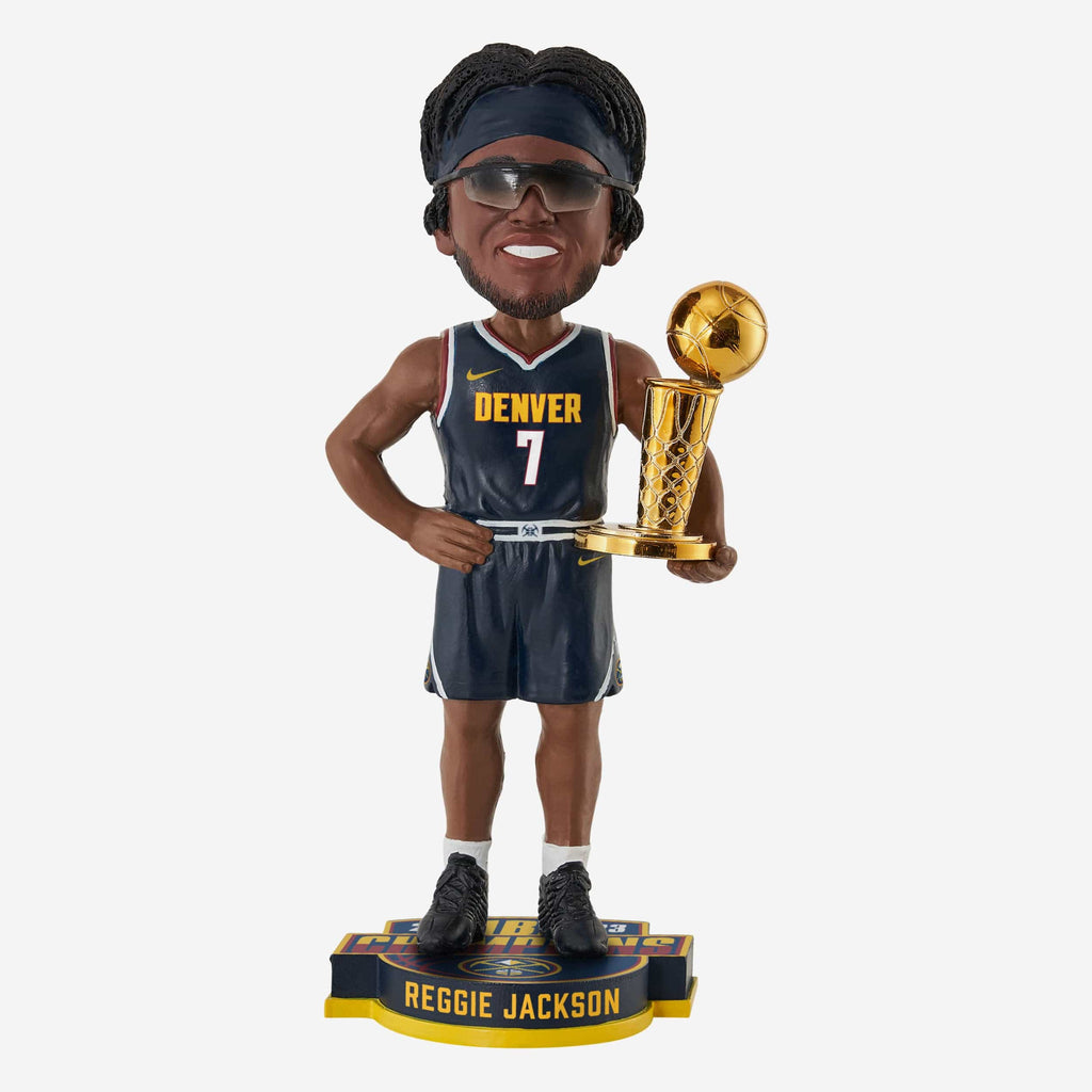 Reggie Jackson Denver Nuggets 2023 NBA Champions Bobblehead FOCO - FOCO.com