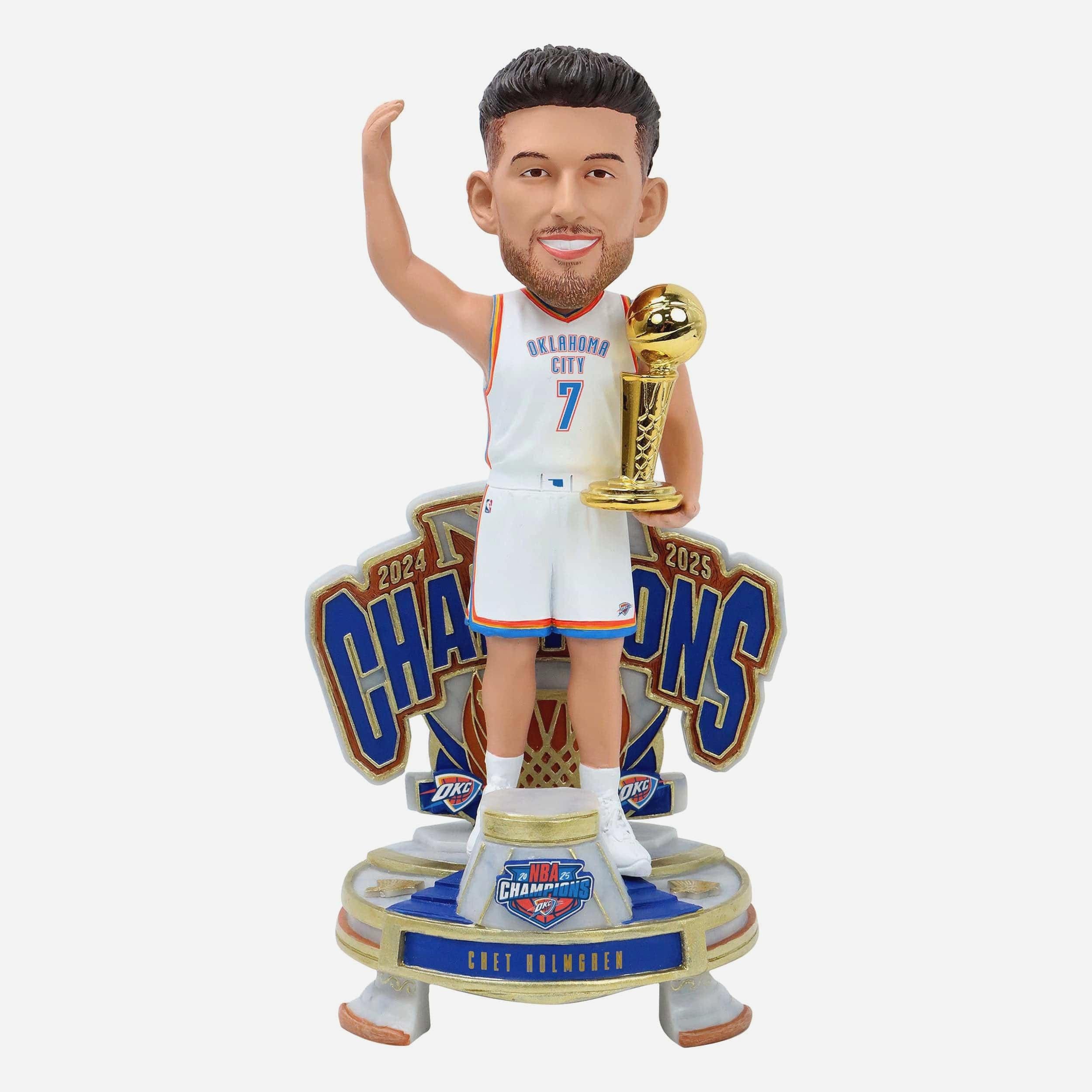 Chet Holmgren Oklahoma City Thunder 2025 NBA Champions Celebration