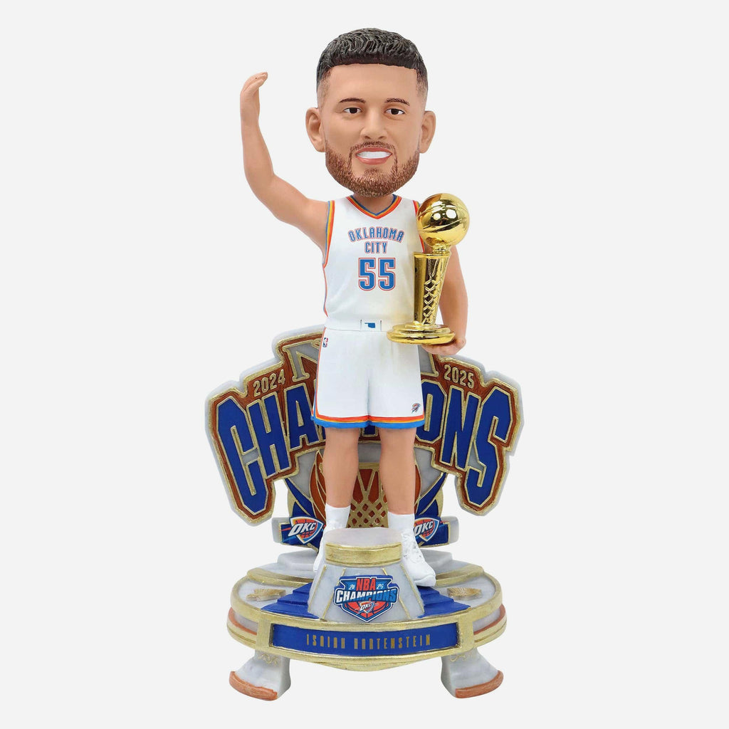 Isaiah Hartenstein Oklahoma City Thunder 2025 NBA Champions Celebration Bobblehead FOCO - FOCO.com