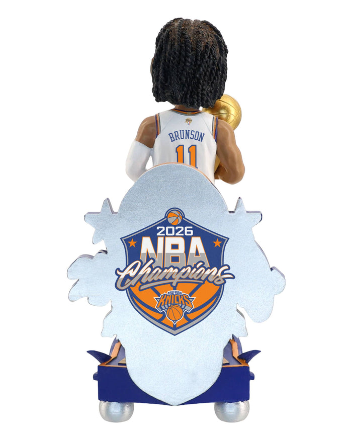 Jalen Brunson New York Knicks 2026 NBA Champions Celebration Bobblehead FOCO - FOCO.com