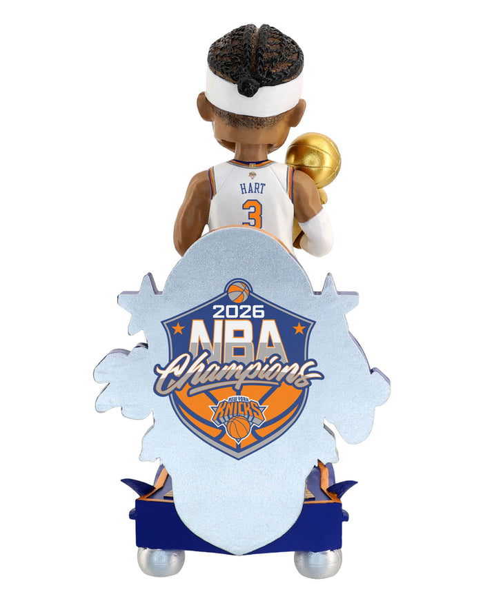 Josh Hart New York Knicks 2026 NBA Champions Celebration Bobblehead FOCO - FOCO.com