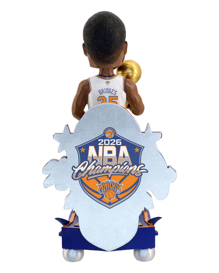 Mikal Bridges New York Knicks 2026 NBA Champions Celebration Bobblehead FOCO - FOCO.com
