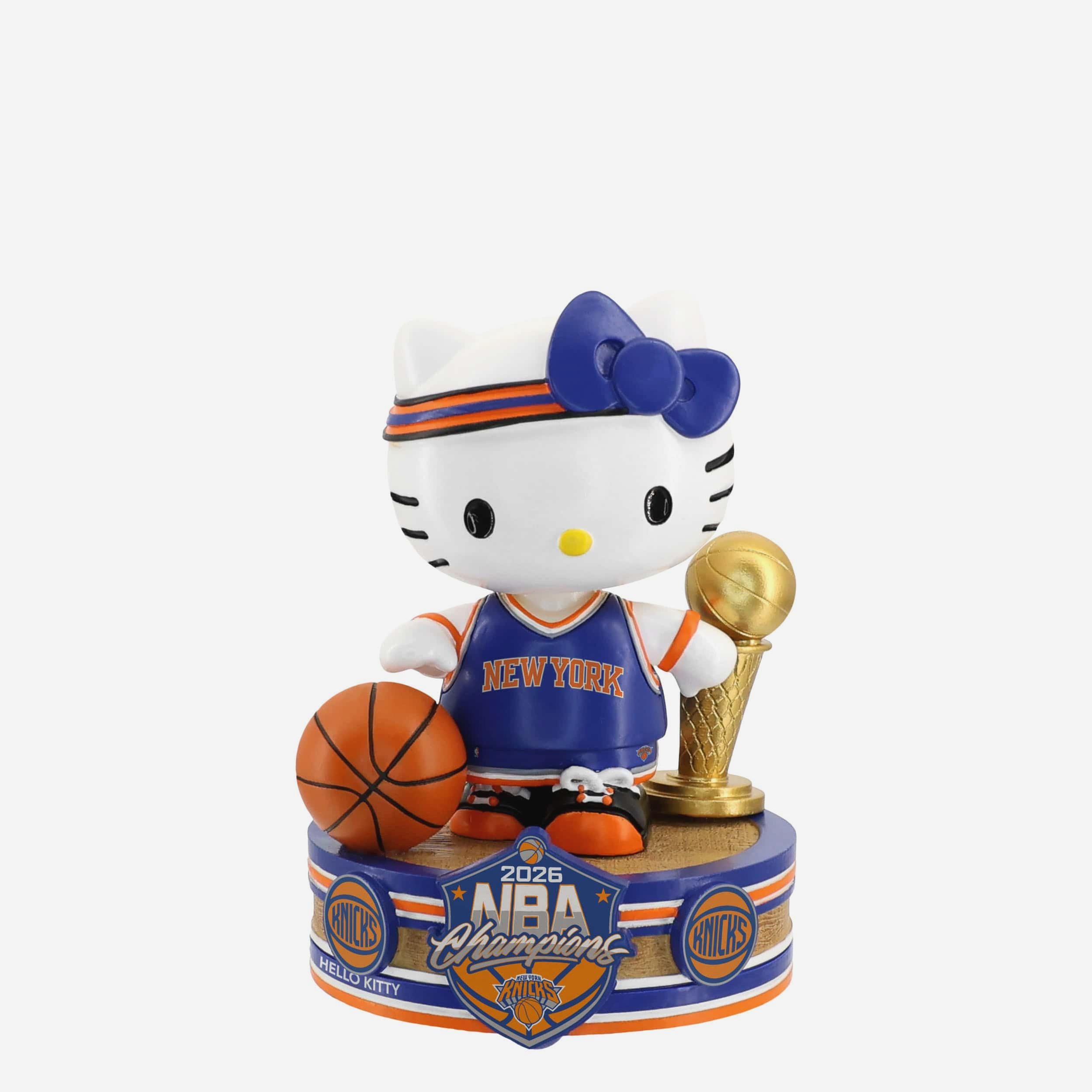 New York Knicks 2026 NBA Champions Hello Kitty® Bobblehead FOCO