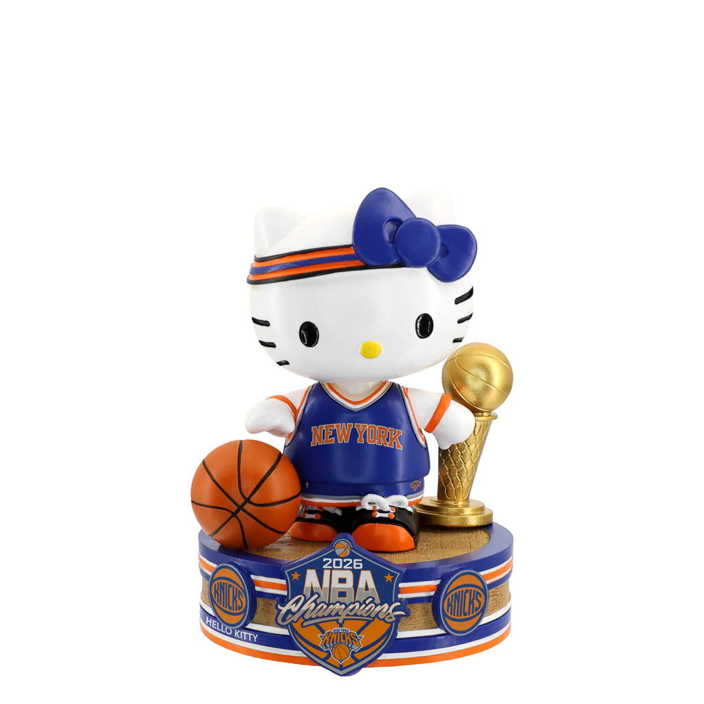New York Knicks 2026 NBA Champions Hello Kitty® Bobblehead FOCO - FOCO.com