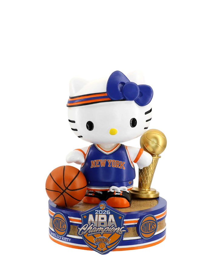 New York Knicks 2026 NBA Champions Hello Kitty® Bobblehead FOCO - FOCO.com