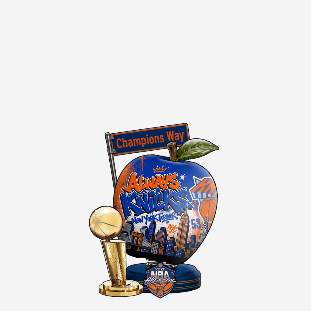 New York Knicks 2026 NBA Champions Always Knicks Big Apple Bobble FOCO - FOCO.com