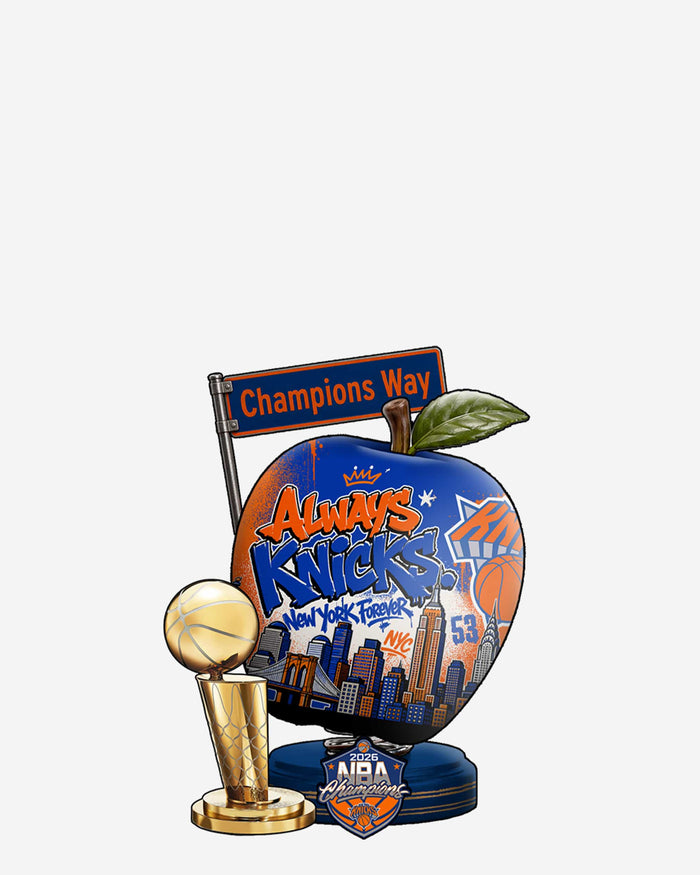 New York Knicks 2026 NBA Champions Always Knicks Big Apple Bobble