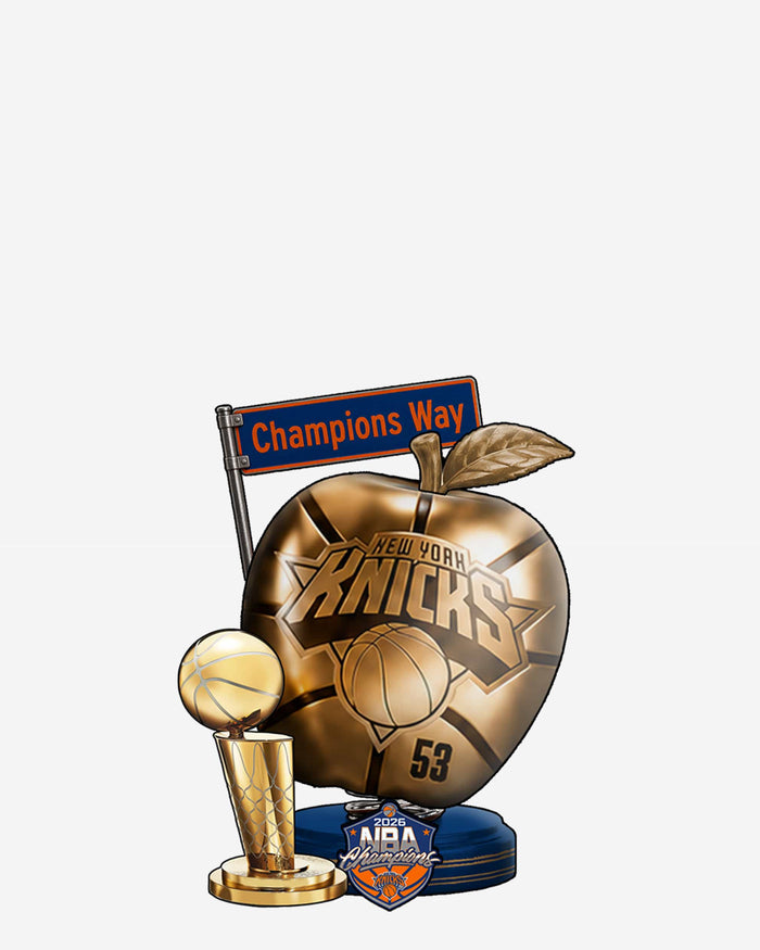 New York Knicks 2026 NBA Champions Golden Big Apple Bobble